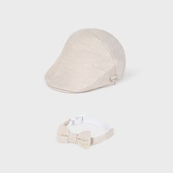 Set berretto e papillon neonato  –  New Born  –  9879-25