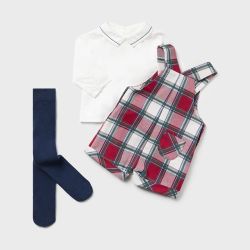 014 02631 032 L 4 4 5ad6edcf Completo salopette e calza neonato  –  New Born  –  2631-14