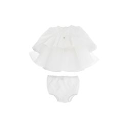 Vestito in mikado neonata  –  ELISABETTA FRANCHI  –  ENAB082.0.TV032.0195-16