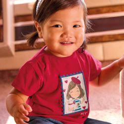 T-shirt con cerchietto bimba  –  Mayoral  –  1081-26