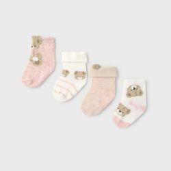Set 4 calze neonata  –  New Born  –  9112-16