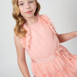 Vestito tulle ragazza  –  Mayoral  –  6943-24