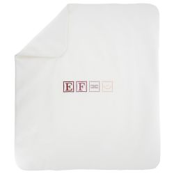 Coperta con ricamo neonata  –  ELISABETTA FRANCHI  –  ENCO076.0.FF002.0000