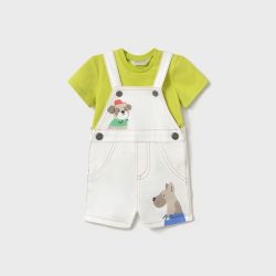 Completo salopette neonato  –  New Born  –  1622-25