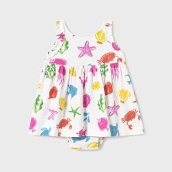 Vestito con coulotte bimba  –  Mayoral  –  1925-25