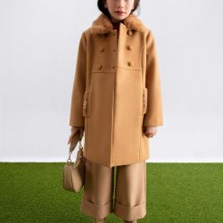 Cappotto di panno ragazza  –  Abel & Lula  –  5846-15
