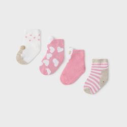 Set 4 calze neonata  –  New Born  –  9711-24