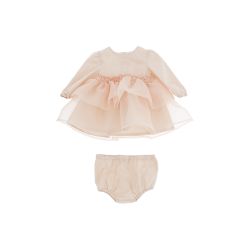 Vestito neonata  –  ELISABETTA FRANCHI  –  ENAB076.0.CA235.C036-26