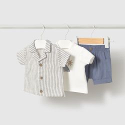 Completo pantaloncino neonato  –  New Born  –  1205-25