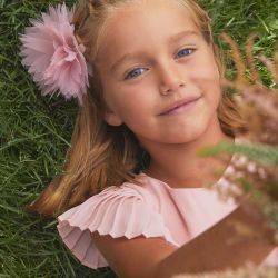 Fermaglio fiore bambina  –  Abel & Lula  –  5409-24