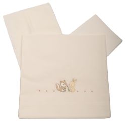 Set lenzuolo 3 pezzi neonata  –  Barcellino  –  136006-16