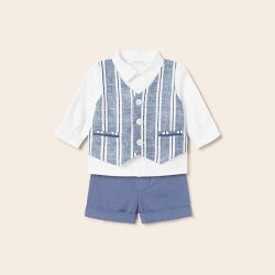 Completo elegante neonato  –  New Born  –  1263-23