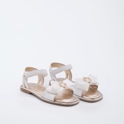 Sandali in pelle con fiocco ragazza  –  Abel & Lula  –  5489-26