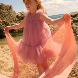 Vestito tulle ragazza  –  Abel & Lula  –  5039-26