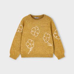 Maglione con fiori bambina  –  Mayoral  –  4308-15