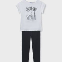 Completo leggings ragazza  –  Mayoral  –  6766-25