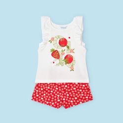 Completo pantaloncino bambina  –  Mayoral  –  3264-24