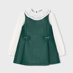 Vestito ecopelle bambina  –  Mayoral  –  4921-16