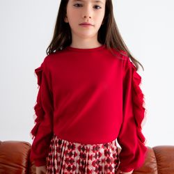 Pullover punto milano ragazza  –  Abel & Lula  –  5823-15