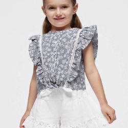 Blusa a righe bambina  –  Mayoral  –  3179-24