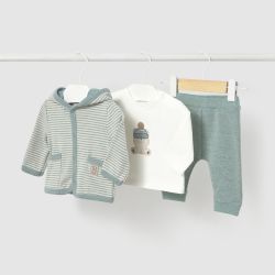 Tuta 3 pezzi neonato  –  New Born  –  2668-16
