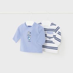 Set 2 magliette neonato  –  New Born  –  1004-24