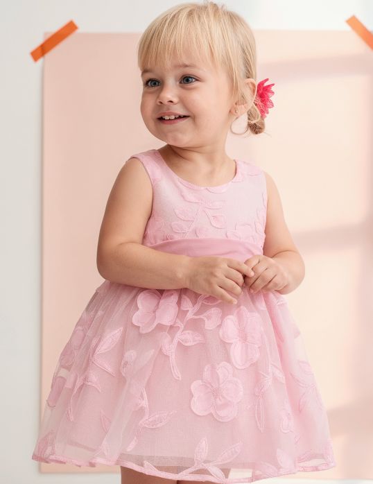 Vestito con fiori bimba  –  Abel & Lula  –  5005-26