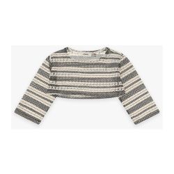 Maglia girocollo crop ragazza  –  Dixie  –  LB06231G