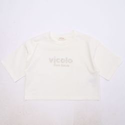 T-shirt crop ragazza  –  ViCOLO  –  3146MY00408-26