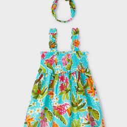 Vestito con fascia bambina  –  Mayoral  –  3947-24