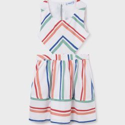 Vestito a righe ragazza  –  Mayoral  –  6921-23