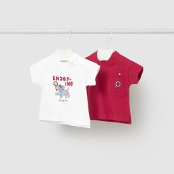 Set 2 t-shirt neonato  –  New Born  –  1074-26