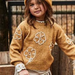 Maglione con fiori bambina  –  Mayoral  –  4308-15