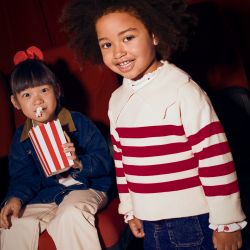 Maglione a righe bambina  –  Mayoral  –  4301-15