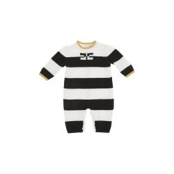 Tutina in maglia neonata  –  ELISABETTA FRANCHI  –  ENTU149.C.FL001.D675-26