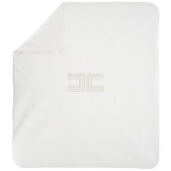 Coperta con ricamo neonata  –  ELISABETTA FRANCHI  –  ENCO092.0.FF002.0115-16