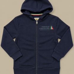 Felpa con zip bambino  –  AERONAUTICA MILITARE  –  262FE0091A-16