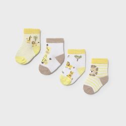Set 4 calzini neonata  –  New Born  –  9049-26