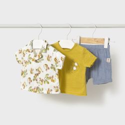 Completo pantaloncino neonato  –  New Born  –  1205-25