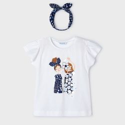Maglietta con fascia bambina  –  Mayoral  –  3089-24