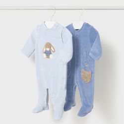 Set 2 pagliaccetti ciniglia neonato  –  New Born  –  2719-15