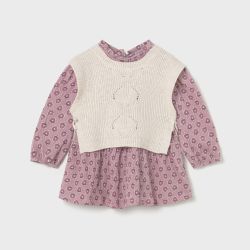 Vestito con gilet bimba  –  Mayoral  –  2913-15