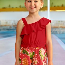 Completo pantaloncino bambina  –  Mayoral  –  3262-24