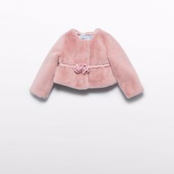 Cappotto con pelliccia bimba  –  Abel & Lula  –  5818-15