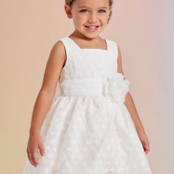 Vestito organza ricamato ragazza  –  Abel & Lula  –  5044-23