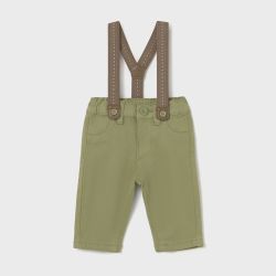 Pantalone con bretelle neonato  –  New Born  –  2576-15