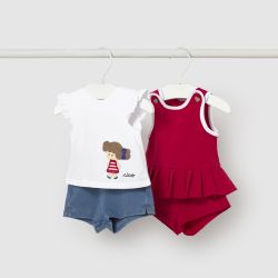 Completo 4 pezzi neonata  –  New Born  –  1643-26