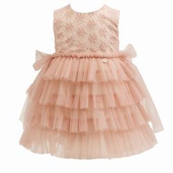 Vestito tulle a balze bimba  –  Alice Pi  –  S25-1219
