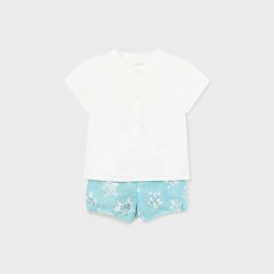 Completo pantaloncino neonato  –  New Born  –  1221-24