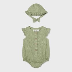 Pagliaccetto con cappello neonata  –  New Born  –  1603-24